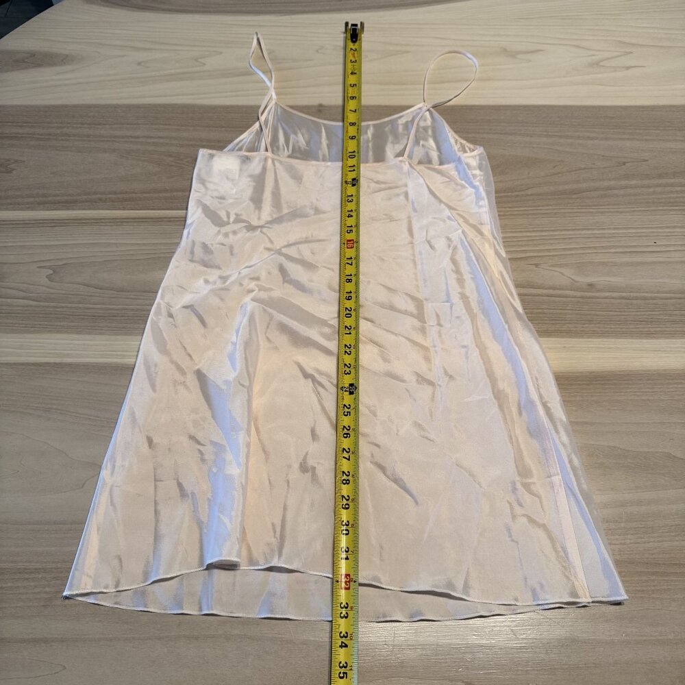 Pinko Light Pink Sleeveless Spaghetti Strap Mini Slip Dress Women's Size 10 - Picture 6 of 6
